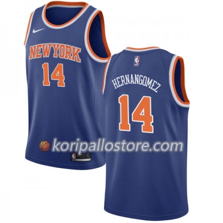 New York Knicks Willy Hernangomez 14 Nike 2017-18 Sininen Miesten Pelipaidat Swingman 